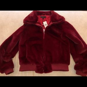 Bomber Jacket (burgundy)